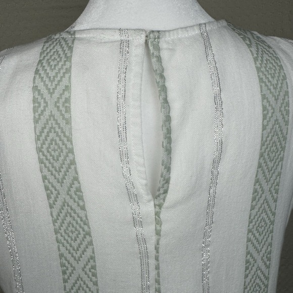 Splendid Dixie Crop Top Womens Small‎ Striped Sleeveless Elastic Waist Boho Chic - Picture 4 of 10